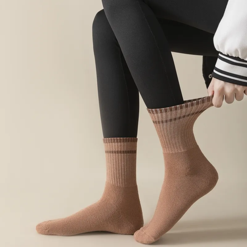 Master Mid Calf Socks Women's Shopping Bag 5 Pack-26
