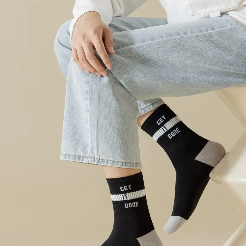 Master Mid Calf Socks Men's Box 5 Pack-29
