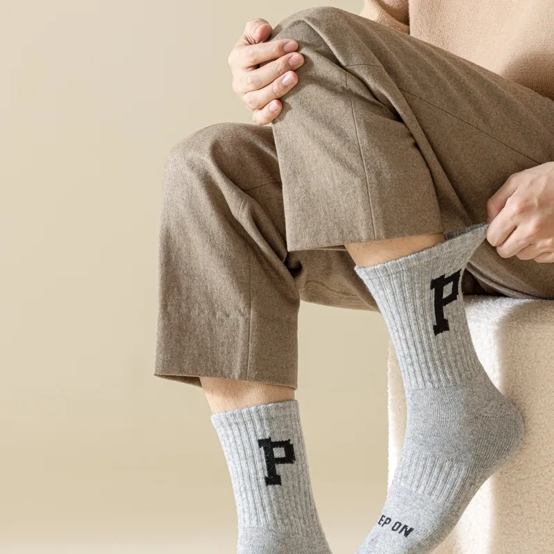 Master Mid Calf Socks Men's Box 5 Pack-17