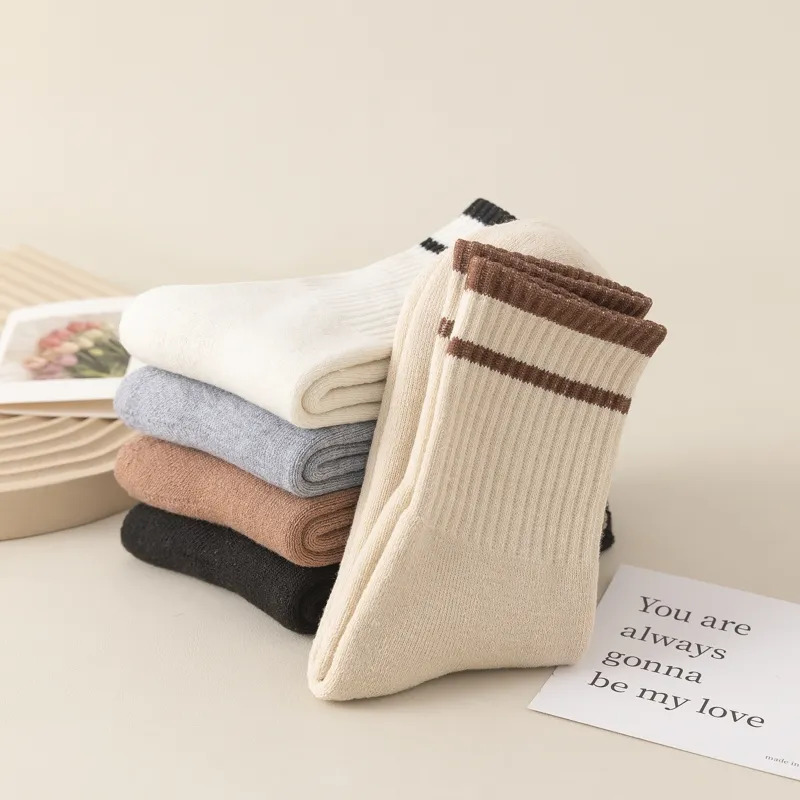 Master Mid Calf Socks Women's Shopping Bag 5 Pack-32