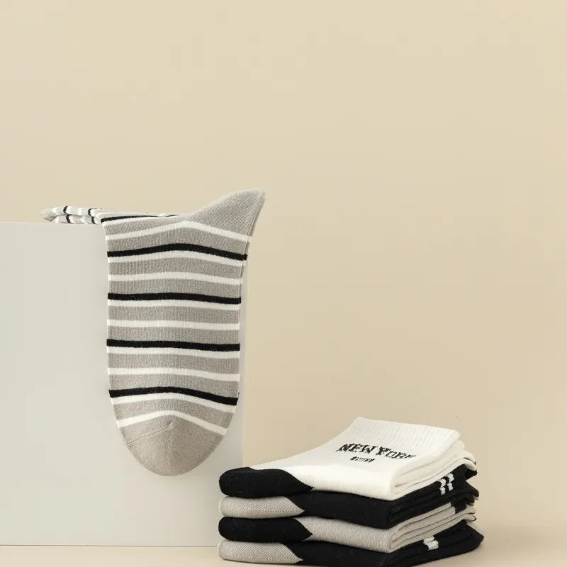 Master Mid Calf Socks Men's Box 5 Pack-2