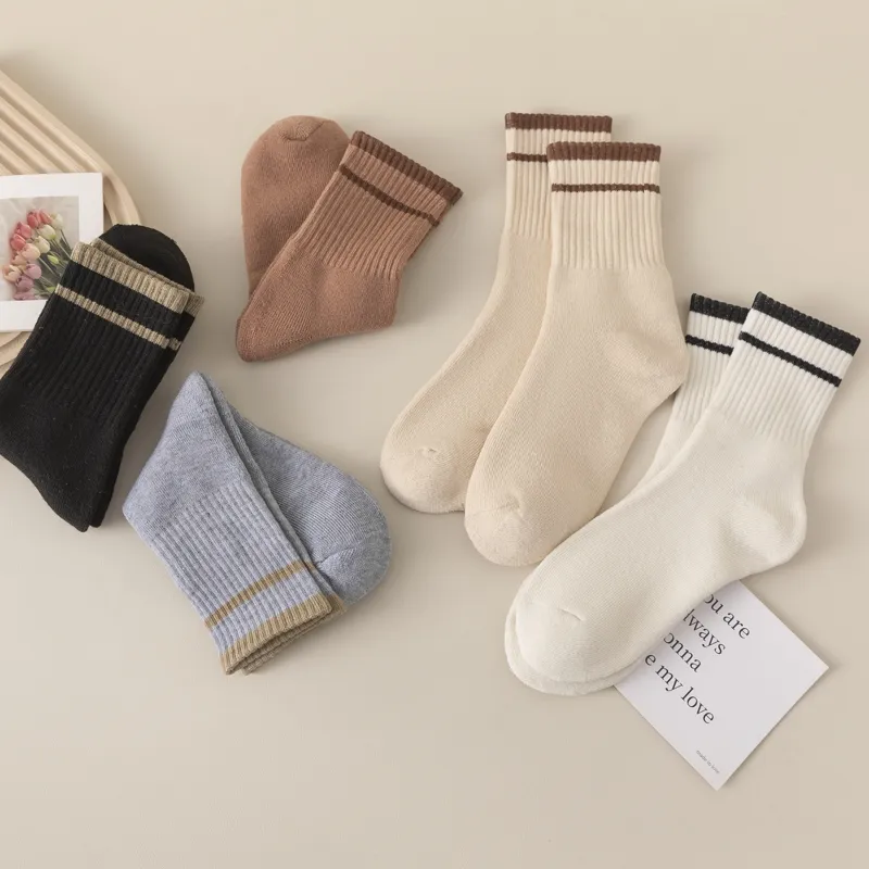 Master Mid Calf Socks Women's Shopping Bag 5 Pack-13
