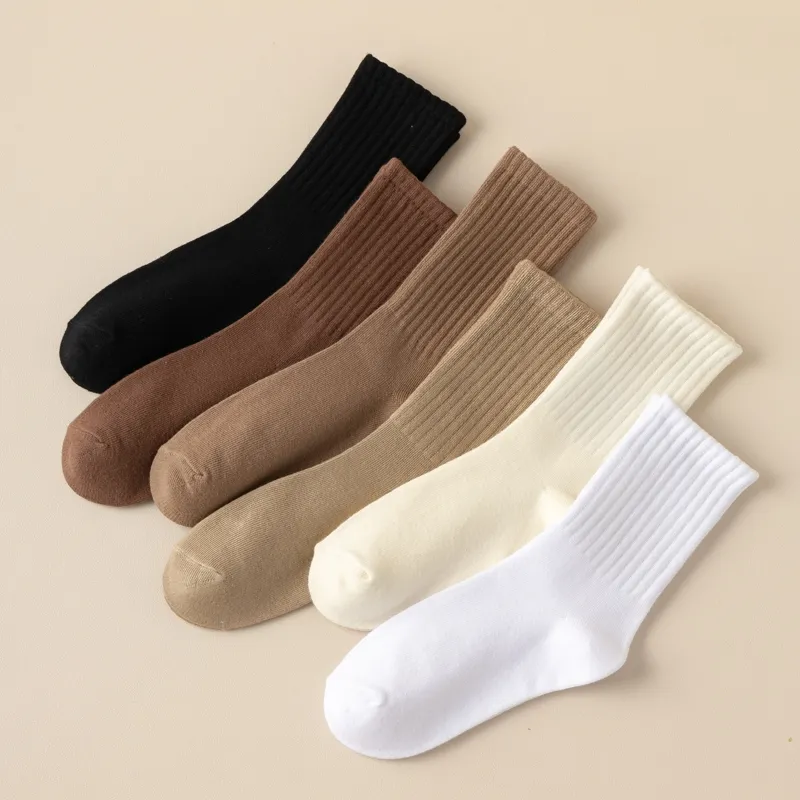 Master Mid Calf Socks Women's Shopping Bag 5 Pack-21