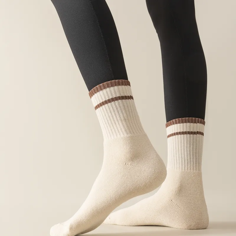 Master Mid Calf Socks Women's Shopping Bag 5 Pack-27