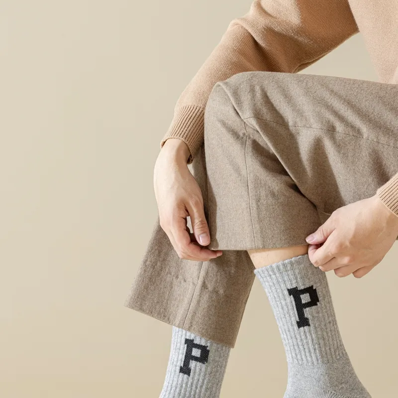 Master Mid Calf Socks Men's Box 5 Pack-7