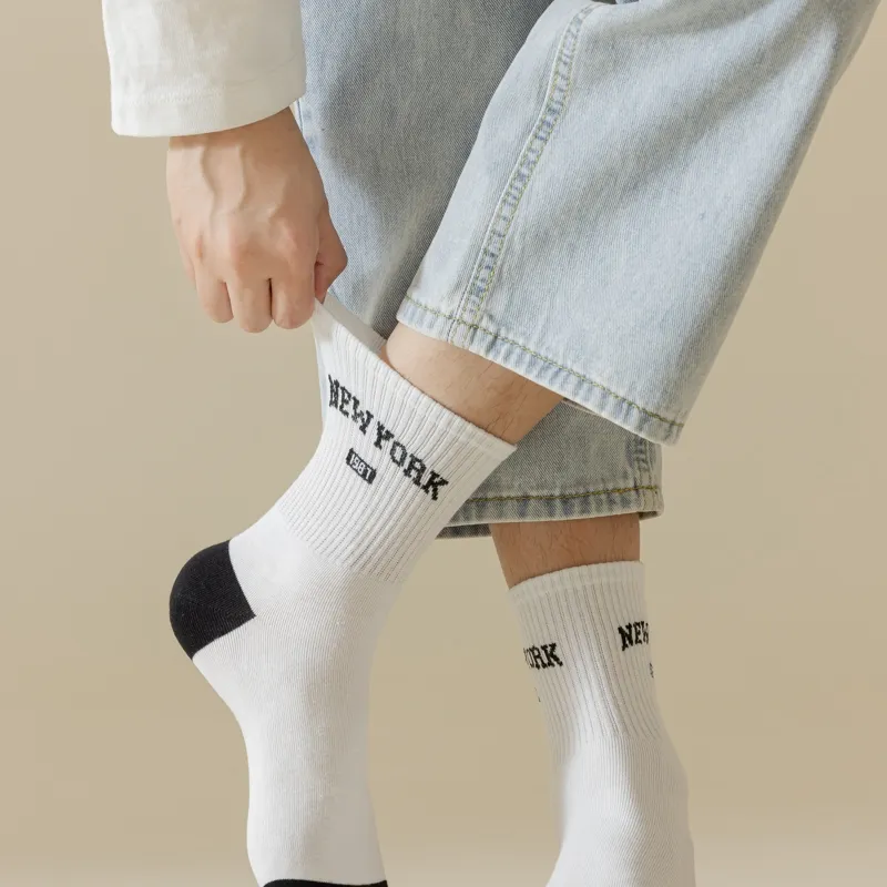 Master Mid Calf Socks Men's Box 5 Pack-3