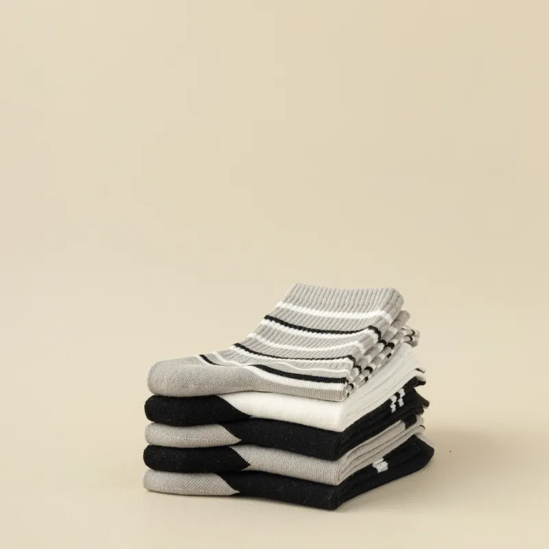 Master Mid Calf Socks Men's Box 5 Pack-7