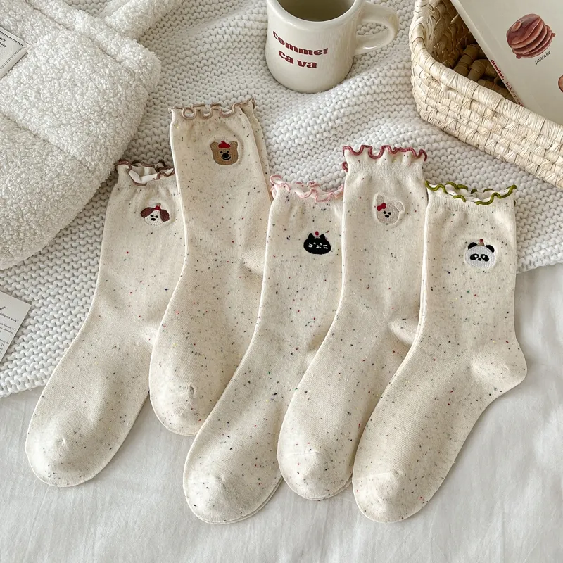 Master Mid Calf Socks Women's Shopping Bag 5 Pack-36