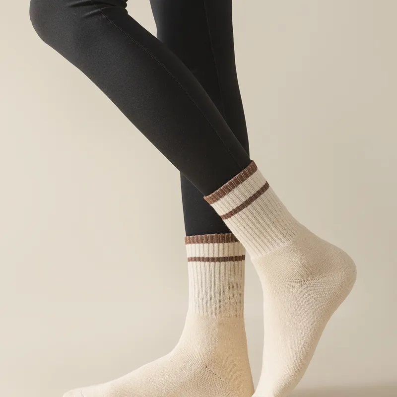 Master Mid Calf Socks Women's Shopping Bag 5 Pack-31