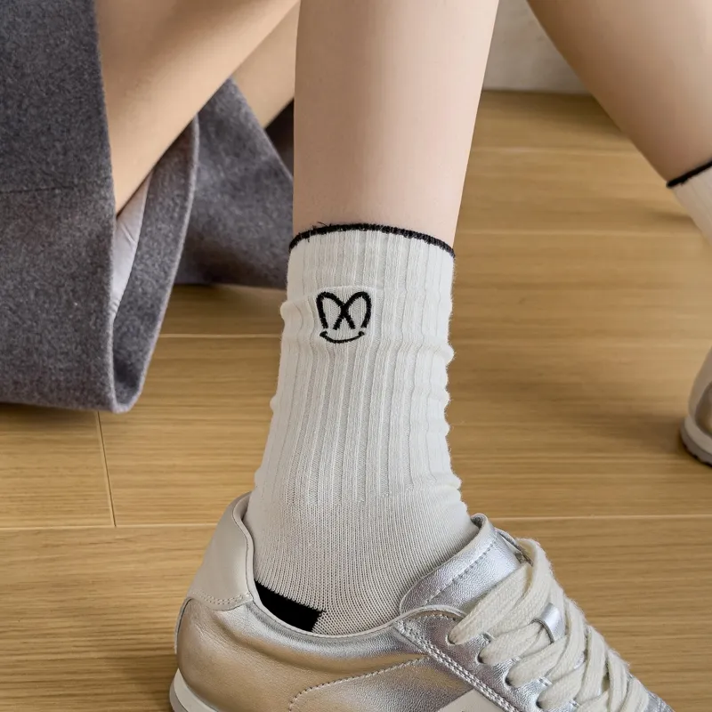 Master Mid Calf Socks Women's Shopping Bag 5 Pack-19
