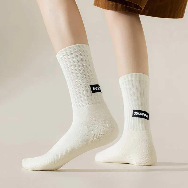 Master Mid Calf Socks Women's Shopping Bag 3 Pack-22