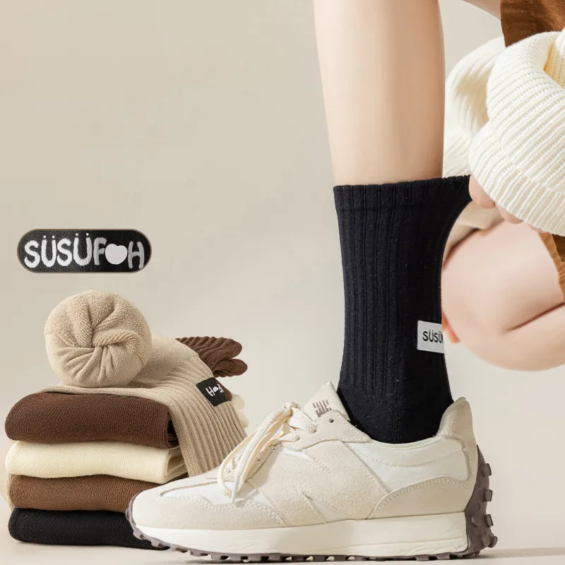 Master Mid Calf Socks Women's Shopping Bag 3 Pack-7