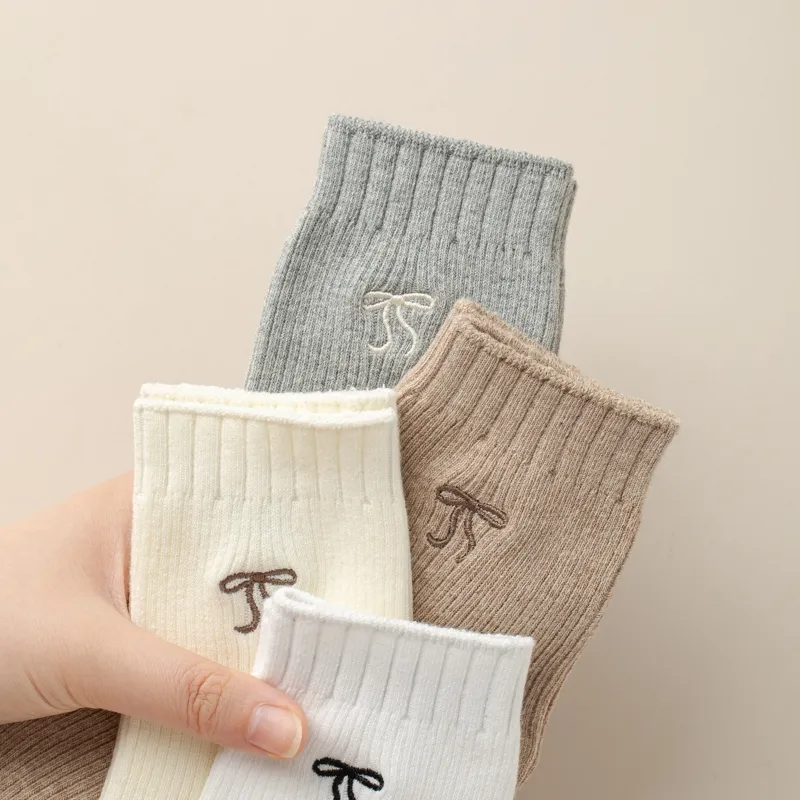 Master Mid Calf Socks Women's Box 5 Pack-4