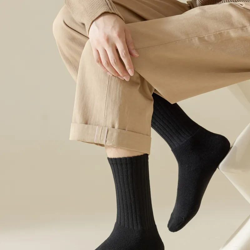 Master Mid Calf Socks Men's Shopping Bag 5 Pack-2