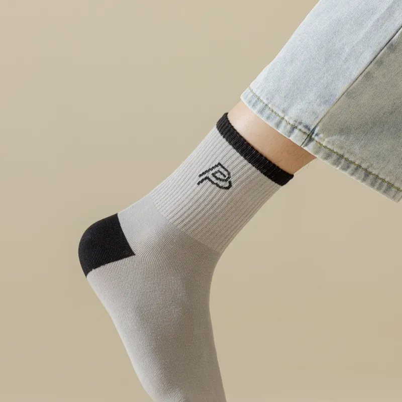 Master Mid Calf Socks Men's Box 5 Pack-9
