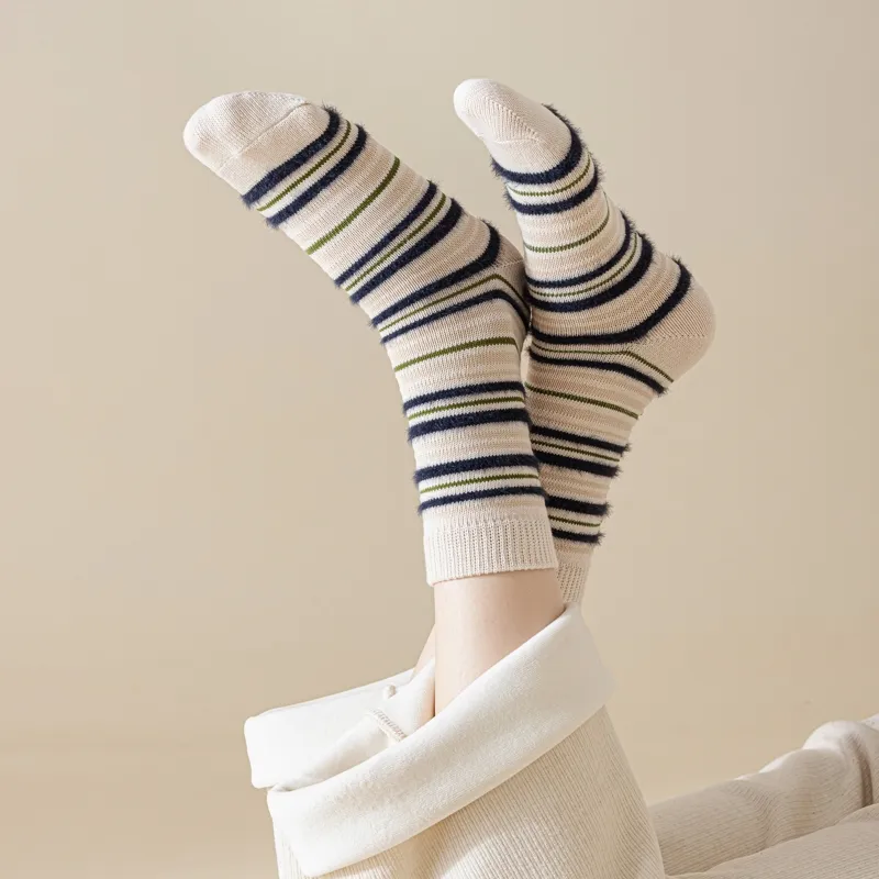 Master Mid Calf Socks Women's Shopping Bag 5 Pack-9