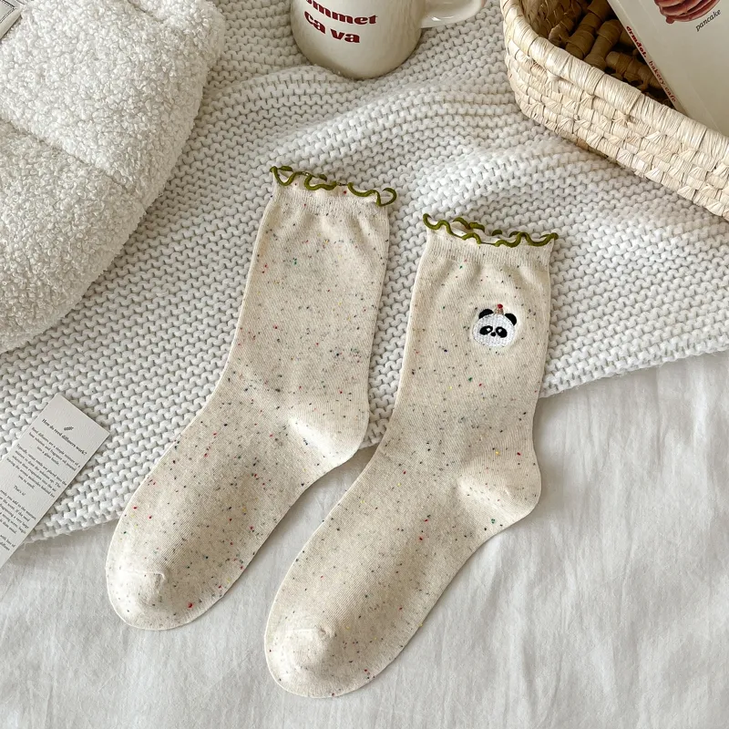 Master Mid Calf Socks Women's Shopping Bag 5 Pack-16