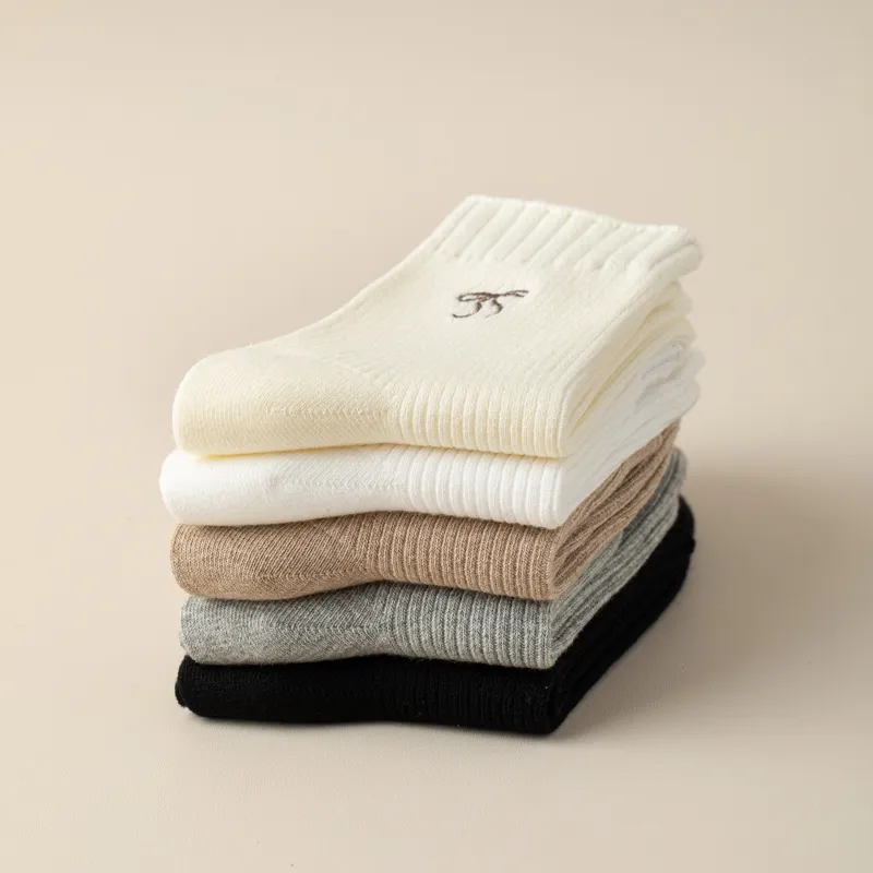 Master Mid Calf Socks Women's Box 5 Pack-19