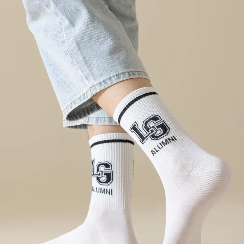 Master Mid Calf Socks Men's Box 5 Pack-4