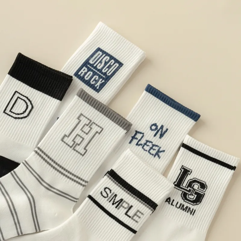 Master Mid Calf Socks Men's Box 5 Pack-27