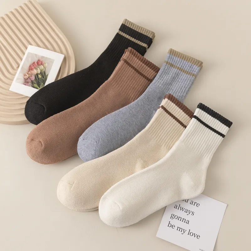 Master Mid Calf Socks Women's Shopping Bag 5 Pack-3