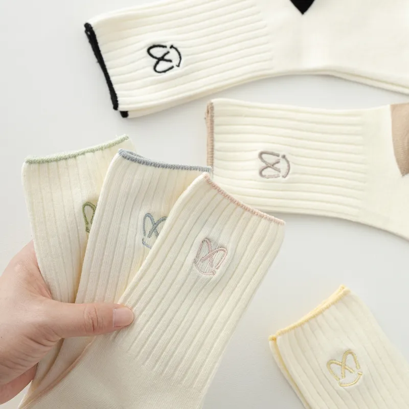 Master Mid Calf Socks Women's Shopping Bag 5 Pack-10