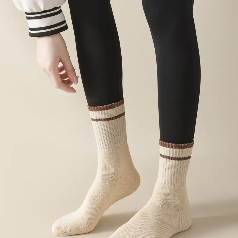 Master Mid Calf Socks Women's Shopping Bag 5 Pack-17