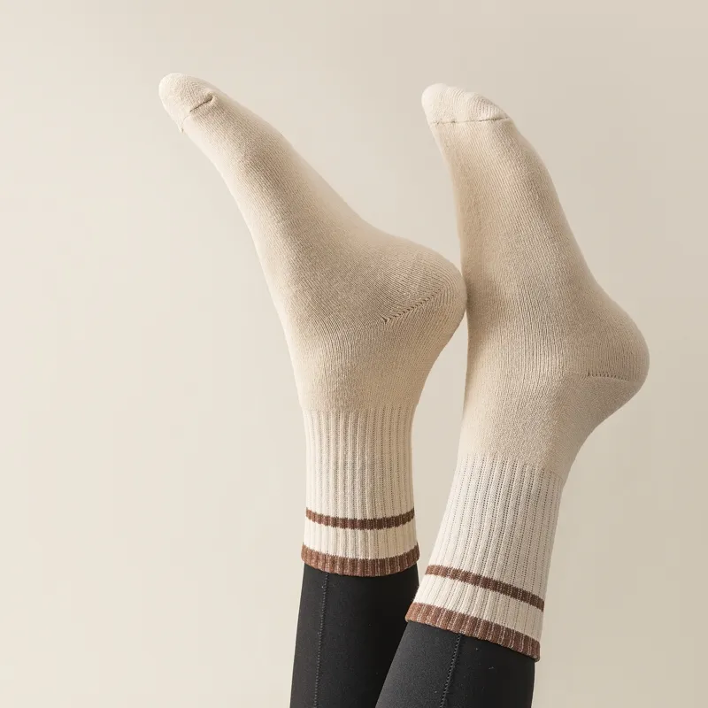 Master Mid Calf Socks Women's Shopping Bag 5 Pack-7