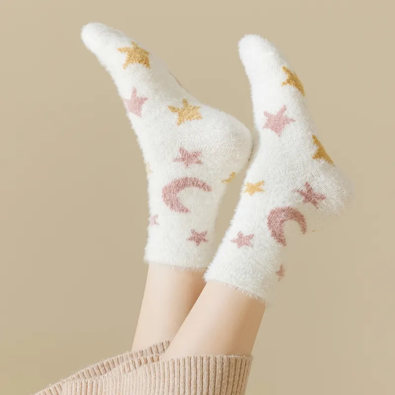Master Mid Calf Socks Women's Shopping Bag 5 Pack-16