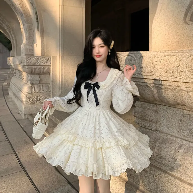 Incolore Long Sleeved Dresses Women's-2