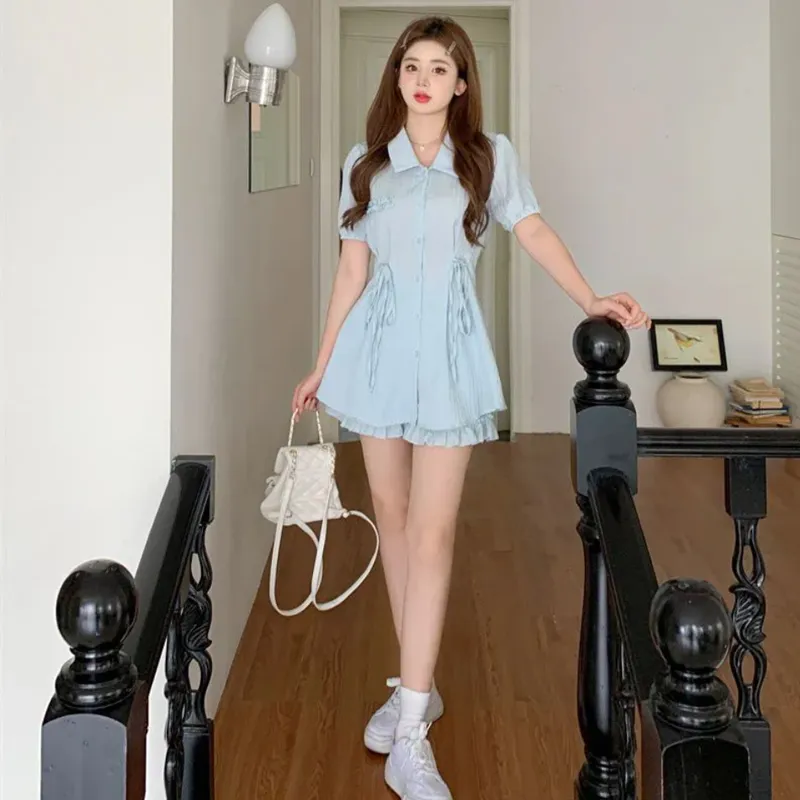 Incolore Two Piece Skirt Sets Women's-5
