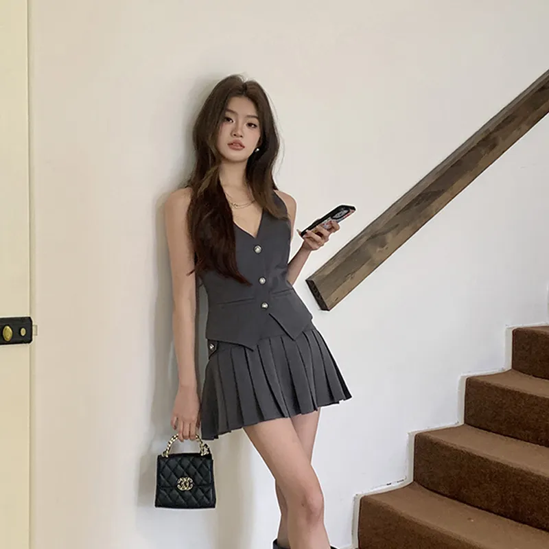 Incolore Two Piece Skirt Sets Women's-4