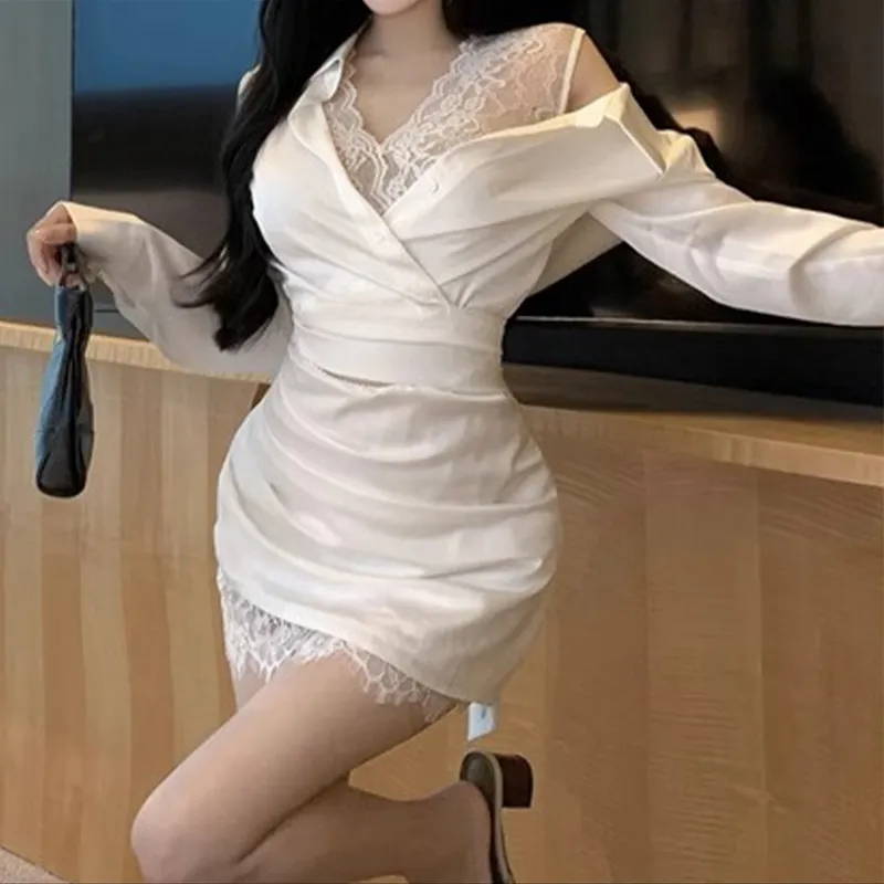 Incolore Long Sleeved Dress Women's-2