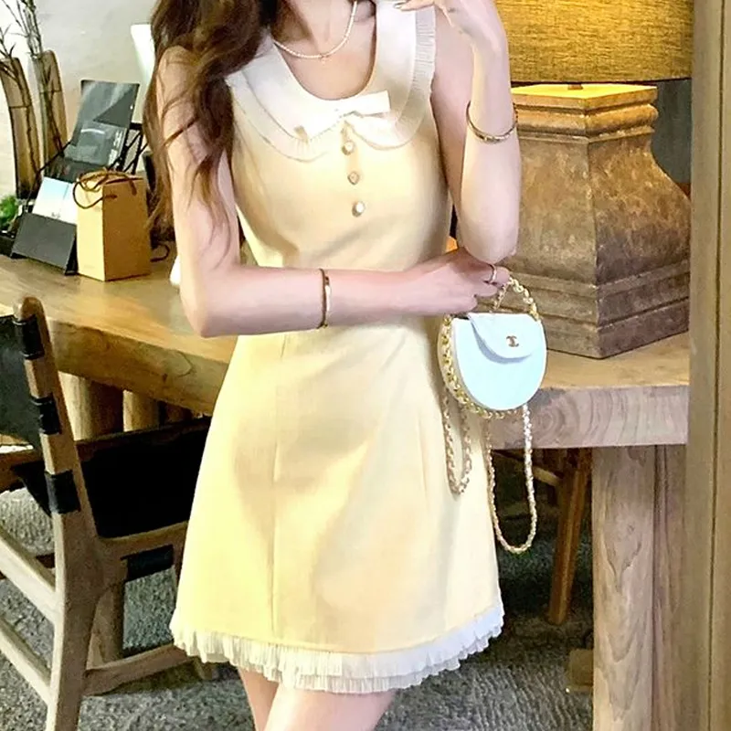 Incolore Sleeveless Dress Women's Yellow-3
