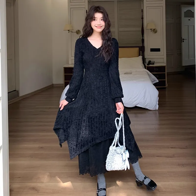 Incolore Long Sleeved Dress Women's-7