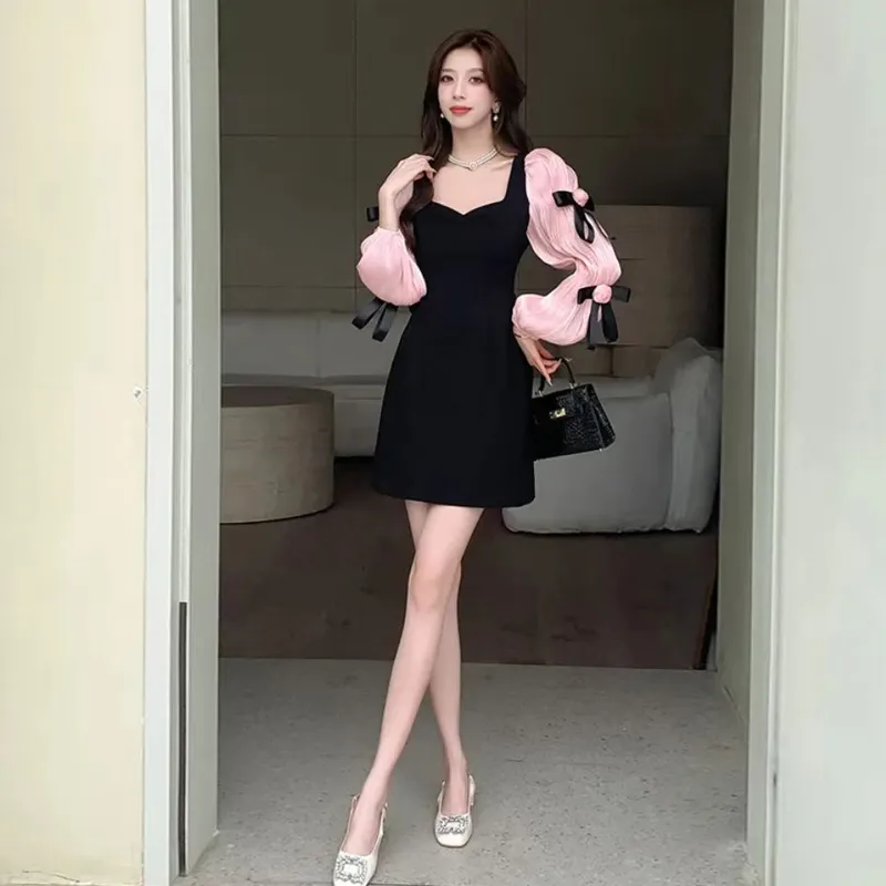 Incolore Long Sleeved Dresses Women's-5