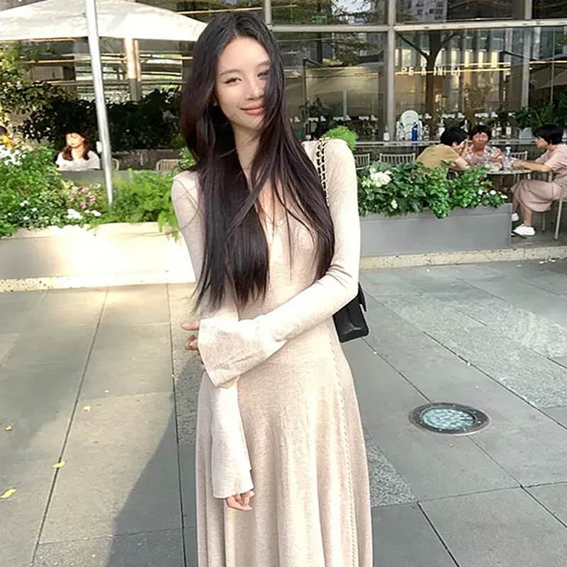 Incolore Long Sleeved Dresses Women's-2