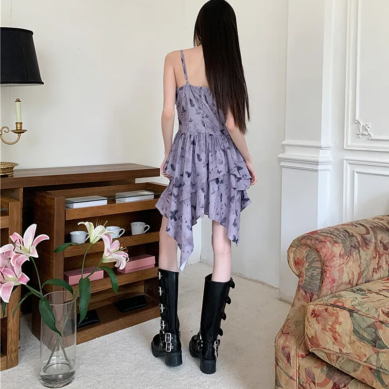 Incolore Slip Dresses Women's Purple-4