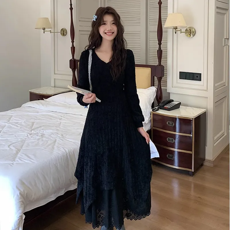 Incolore Long Sleeved Dress Women's-6