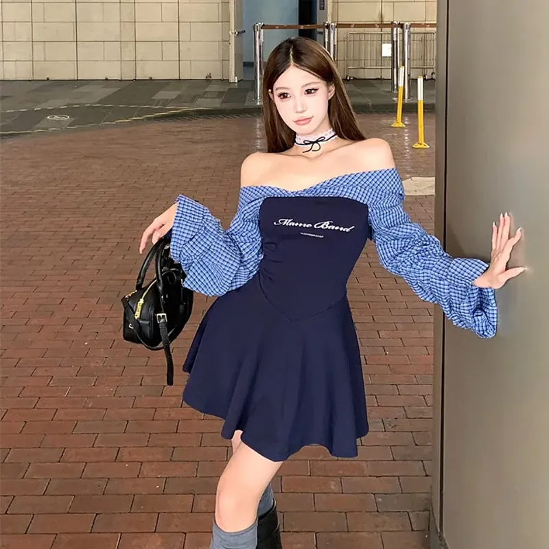 Incolore Long Sleeved Dresses Women's-4