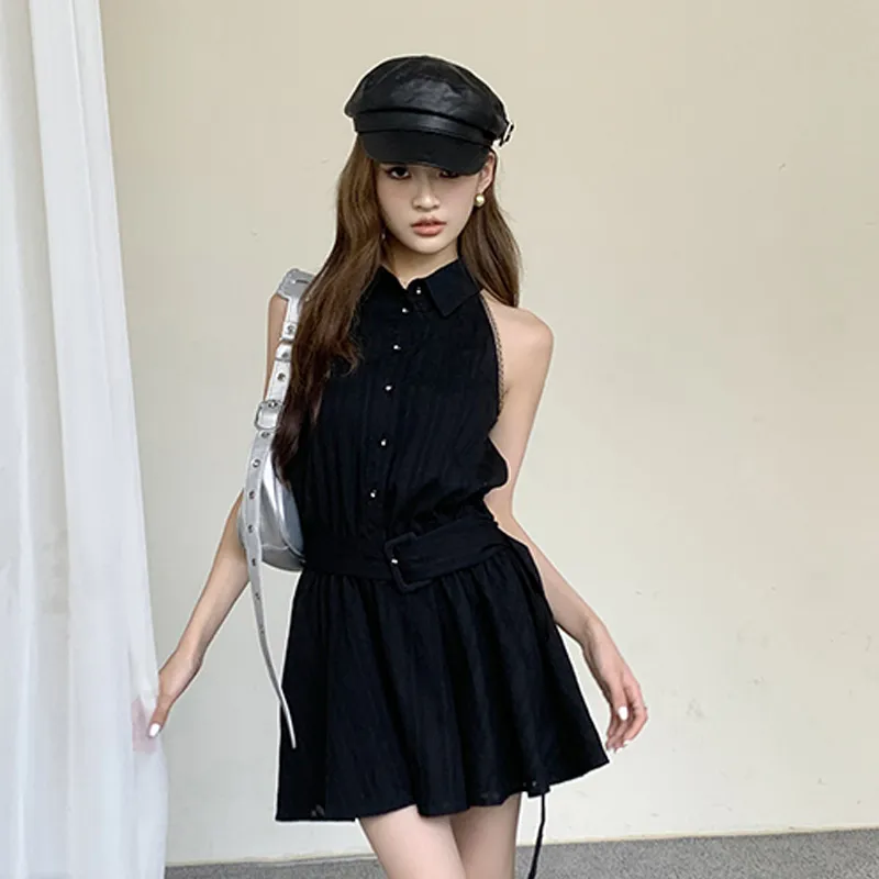 Incolore Sleeveless Dress Women's Black-5