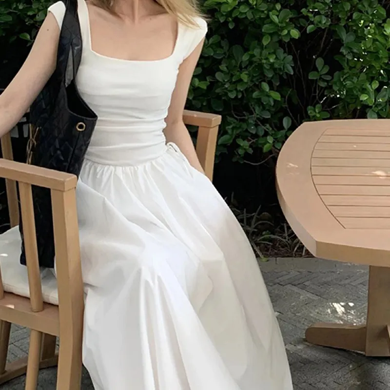 Incolore Short Sleeved Dresses Women's White-2