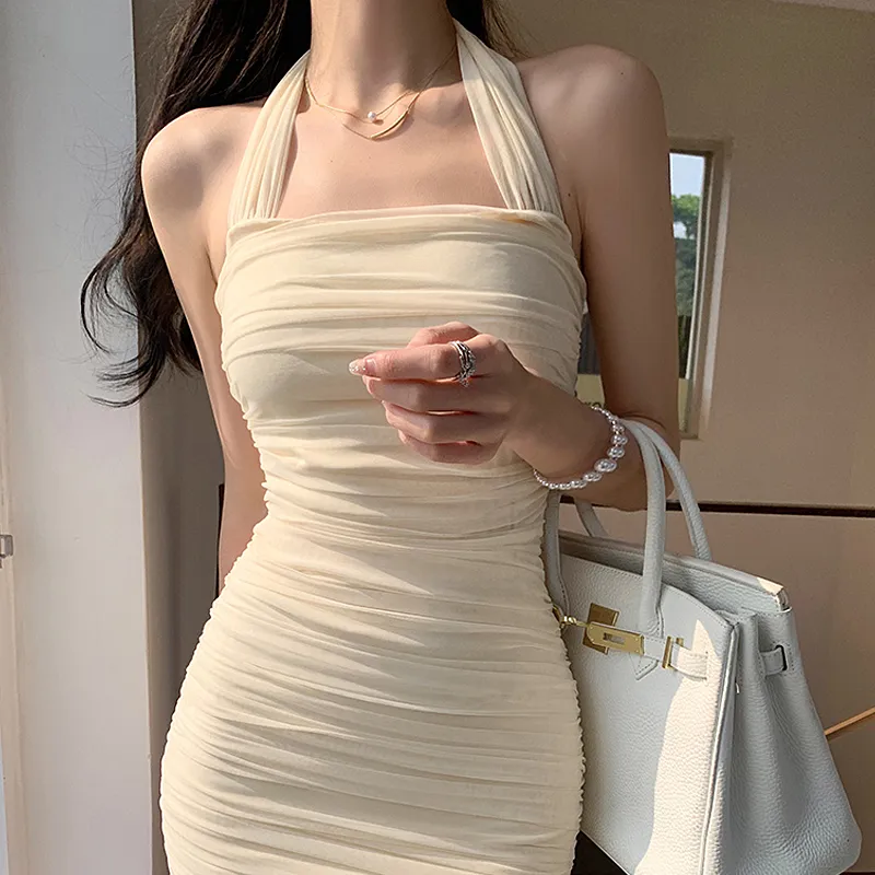 Incolore Slip Dress Women's Apricot-2