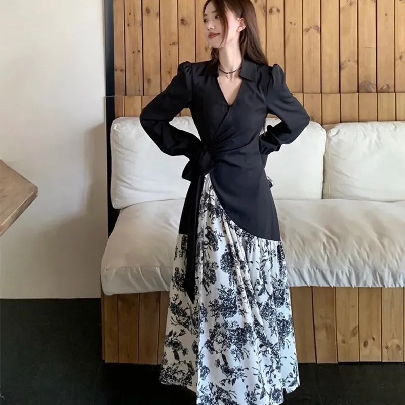 Incolore Long Sleeved Dress Women's-5