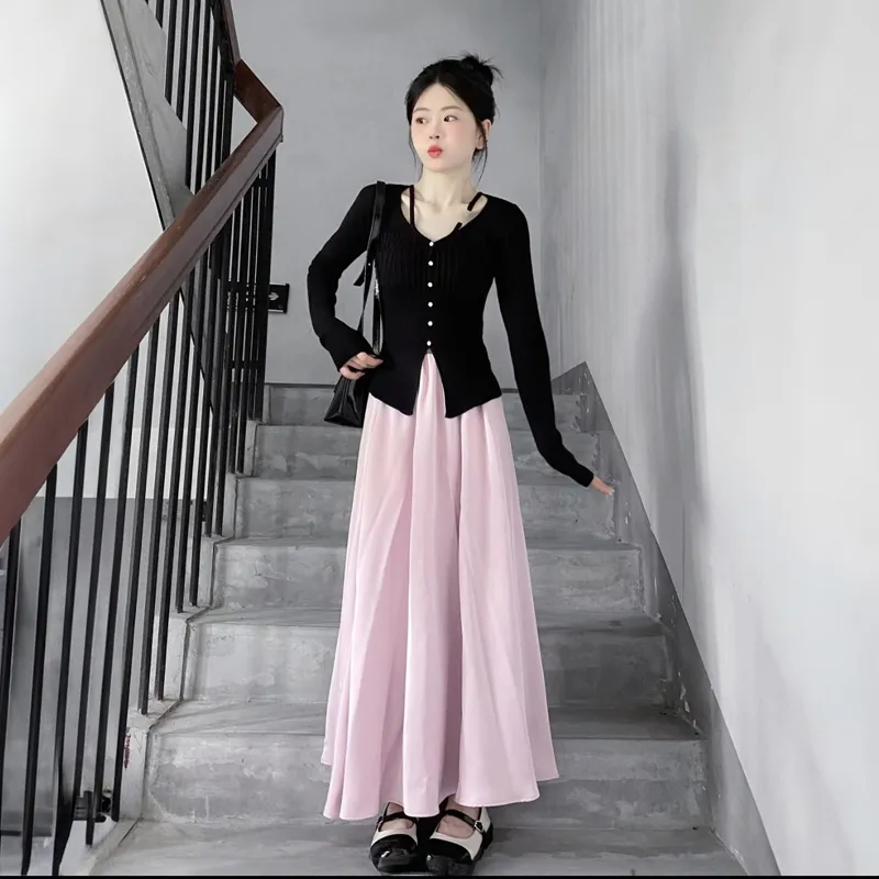 Incolore Two Piece Skirt Sets Women's-4