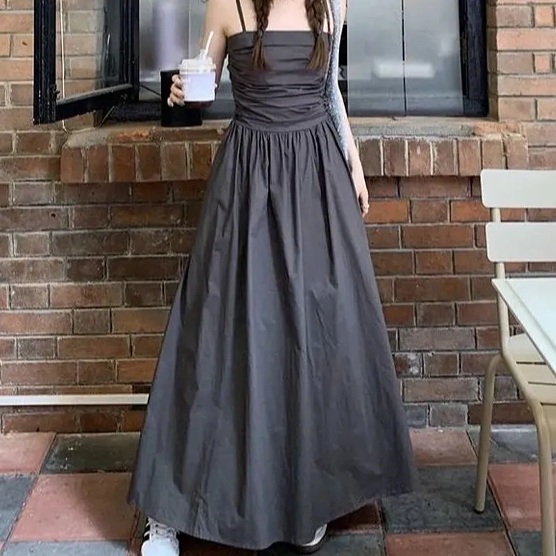 Incolore Slip Dresses Women's Gray-3