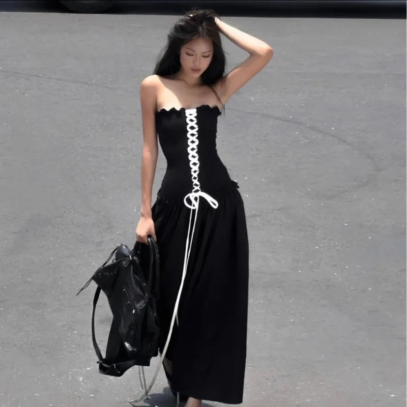 Incolore Sleeveless Dress Women's Black-3