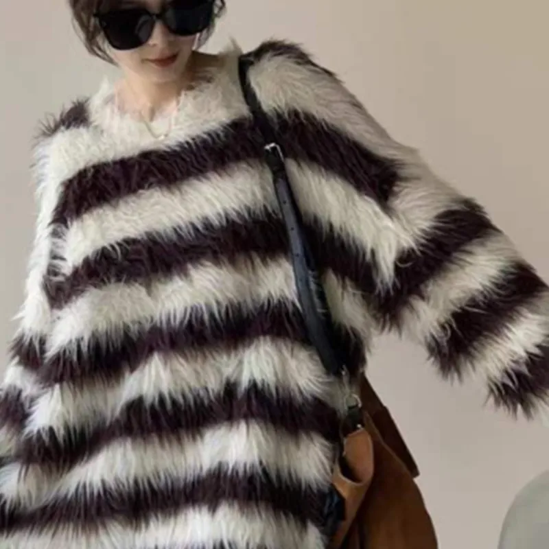 Incolore Knitwear Women's Black White-3
