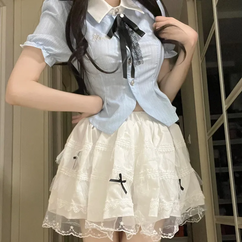 Incolore Two Piece Skirt Sets Women's-5