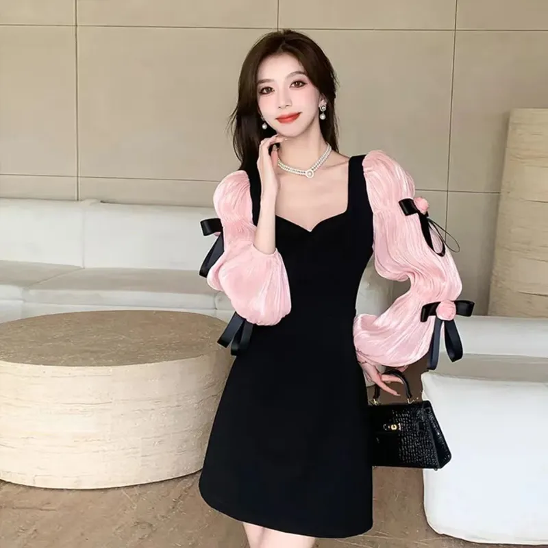 Incolore Long Sleeved Dresses Women's-3
